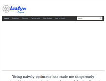 Tablet Screenshot of lealynpoponi.com